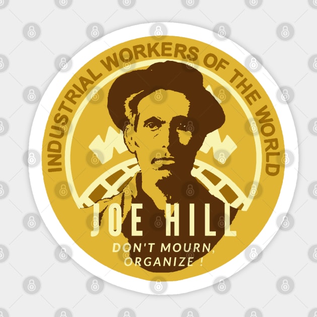 Joe Hill Working Class Hero Sticker by Tony Cisse Art Originals